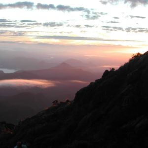 Sunrise from summit