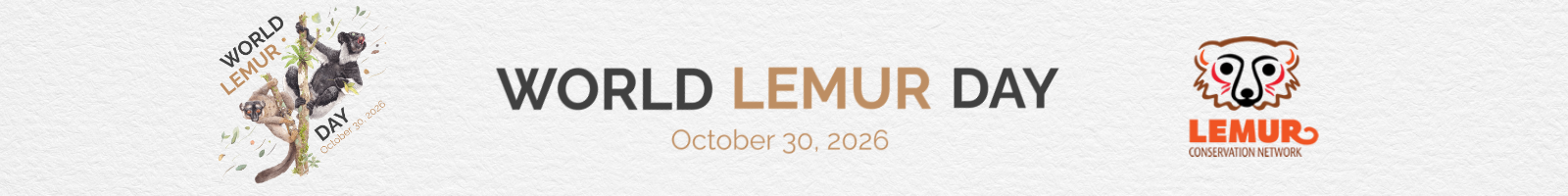 World Lemur Day 2026 banner